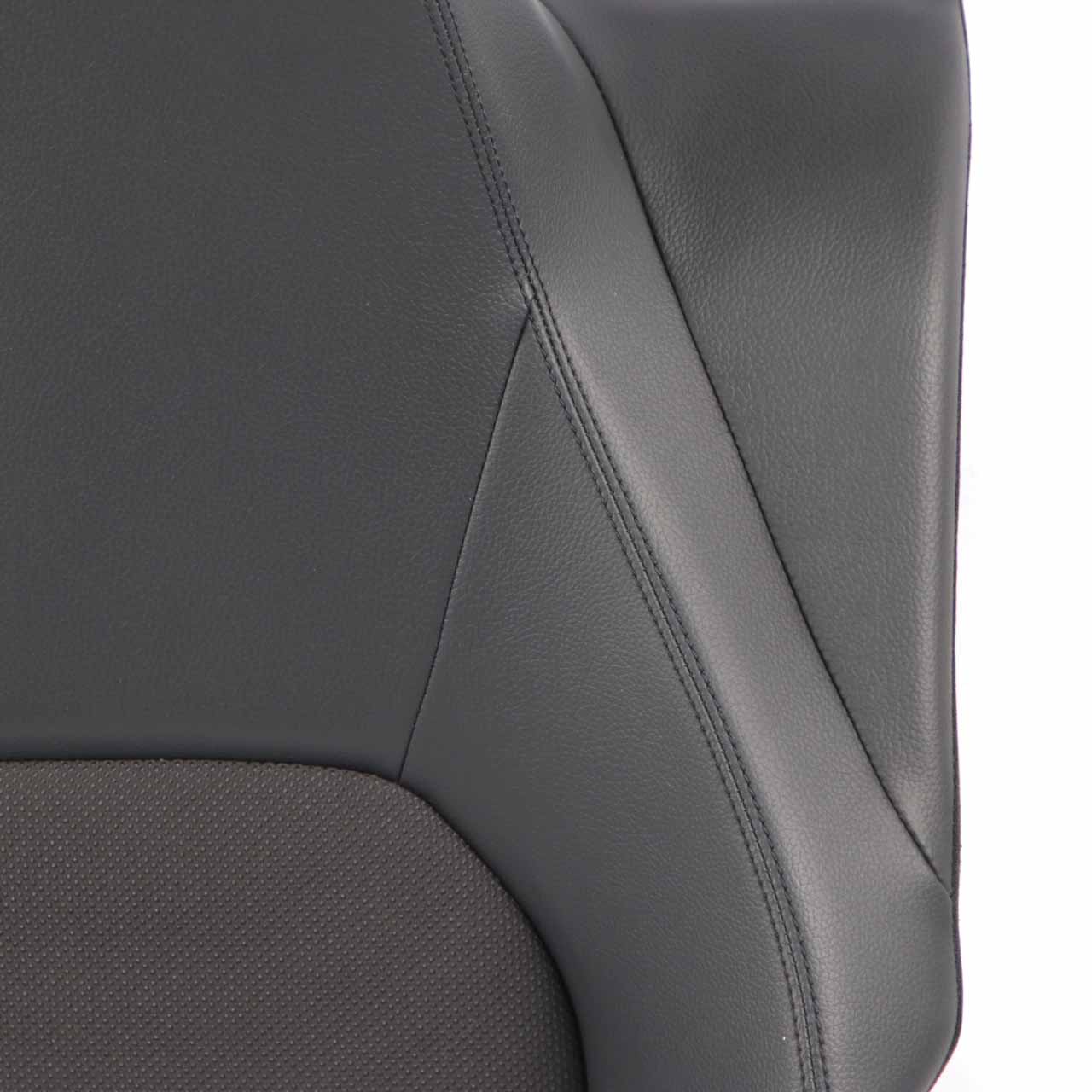 Seat Backrest Mercedes C204 C207 Rear Left N/S Cover Black Cloth Leather