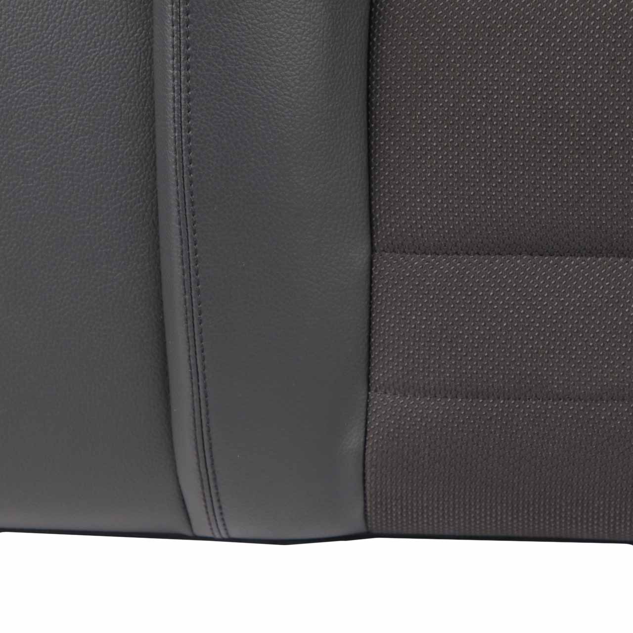 Seat Backrest Mercedes C204 C207 Rear Left N/S Cover Black Cloth Leather