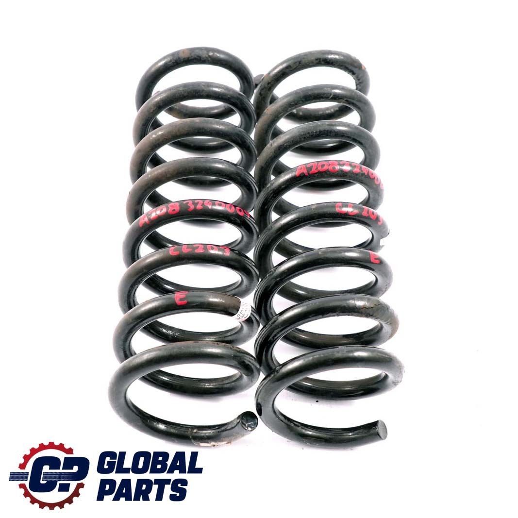 Mercedes-Benz CLC CL203 CLK C208 Rear Coil Spring Suspension Set A2083240004