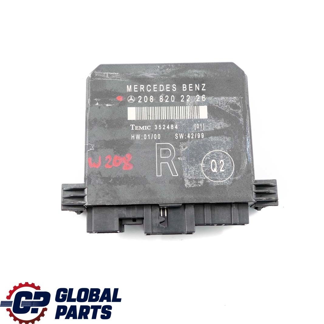 Mercedes-Benz CLK-Class W208 Front Right Door Control Unit Module A2088202226