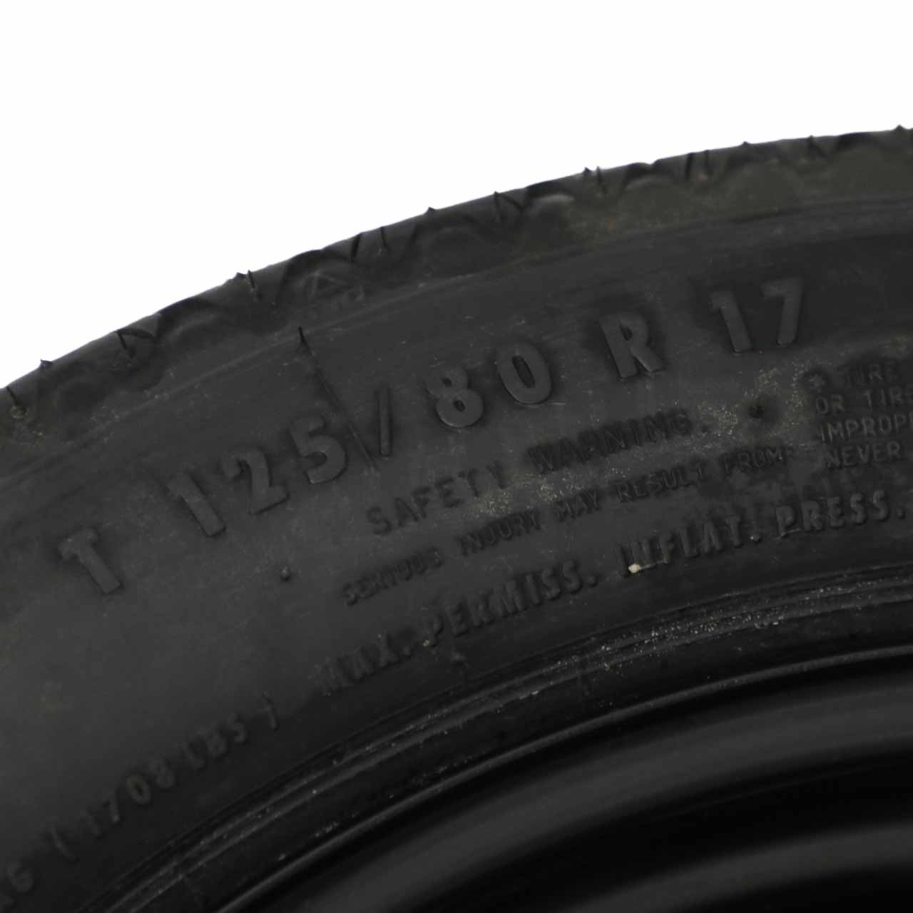 Mercedes W203 C209 Spare Wheel Steel Tyre R16 7J ET:37 125/80 A2094000302