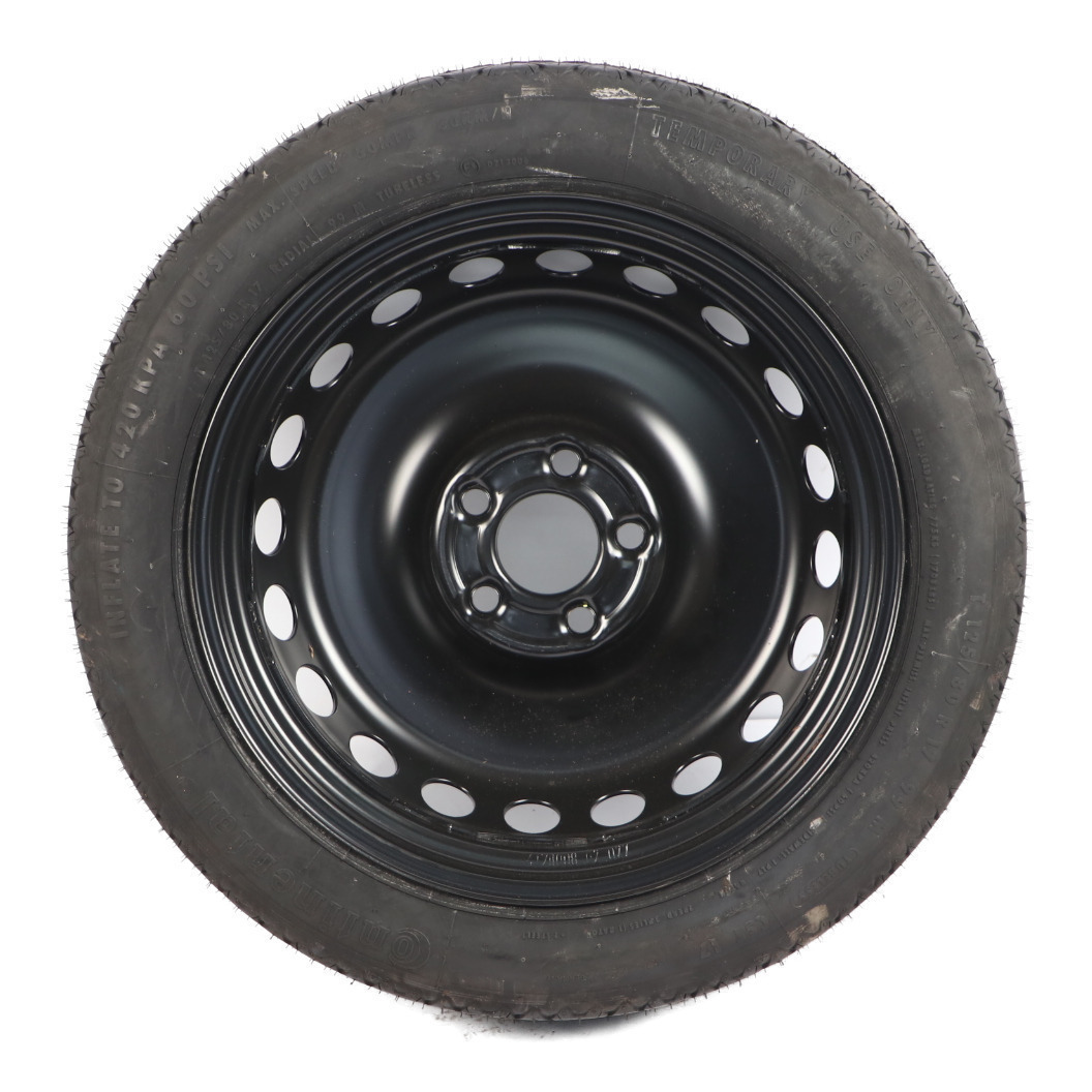 Mercedes W203 C209 Spare Wheel Steel Tyre R17 3.5J ET:17 125/80 A2094000302