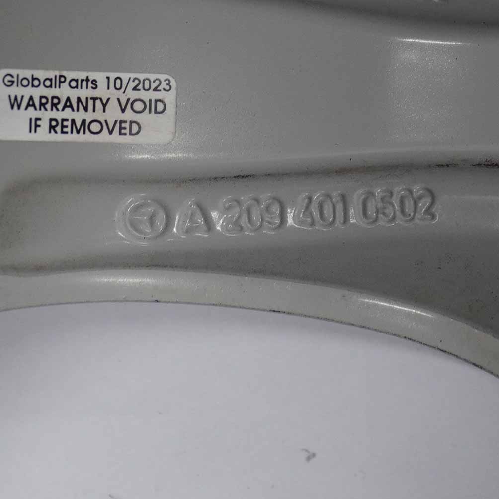 Mercedes W203 W209 Silver Front Alloy Wheel Rim 17" ET:36 7,5J A2094010502