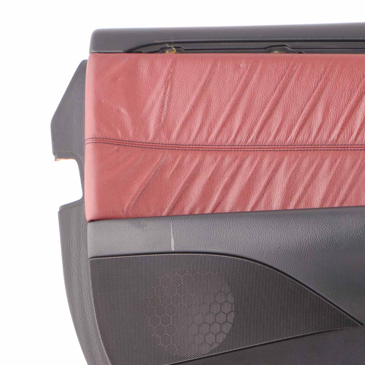 Mercedes CLK C209 Door Card Front Left N/S Door Lining Trim Panel Leather Red