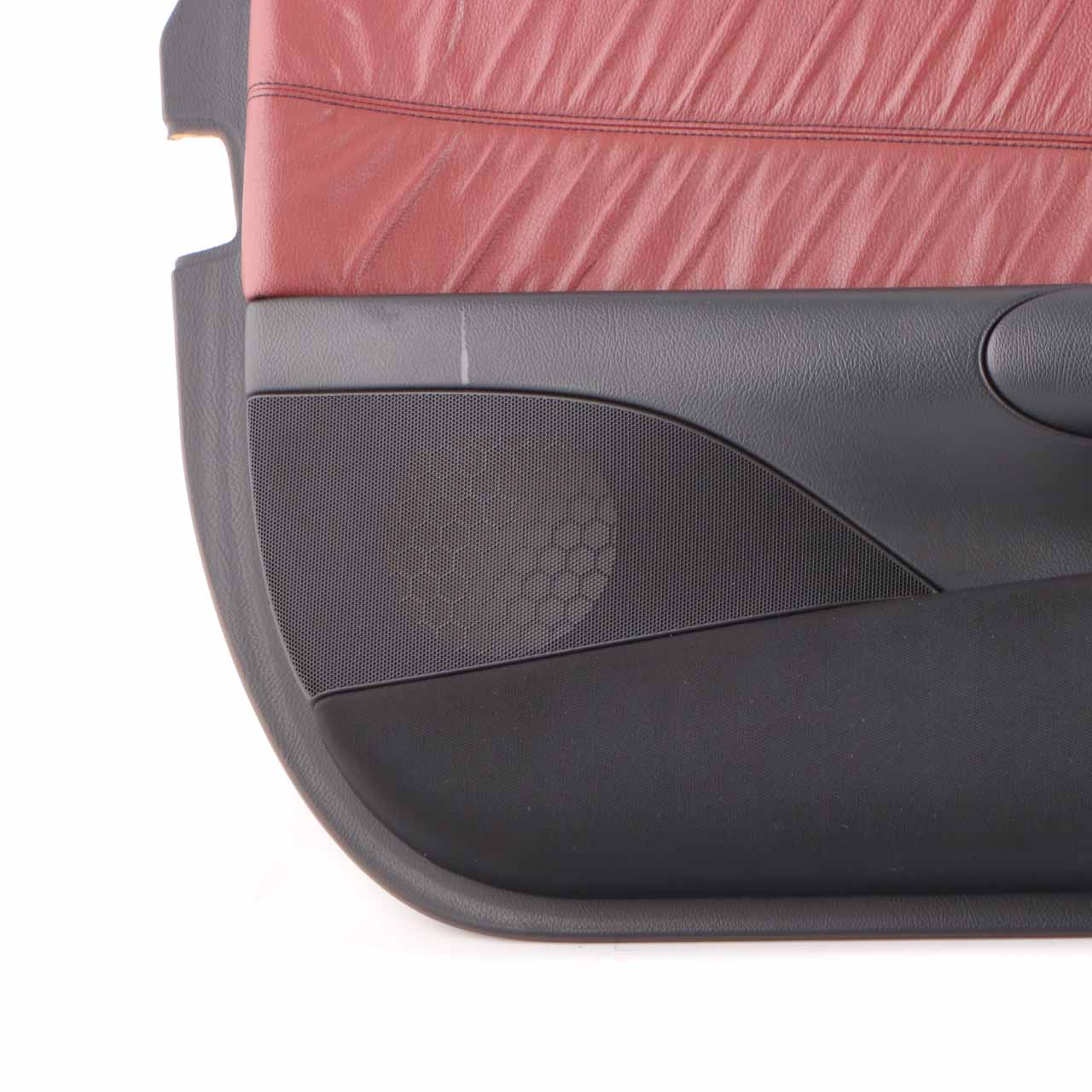 Mercedes CLK C209 Door Card Front Left N/S Door Lining Trim Panel Leather Red