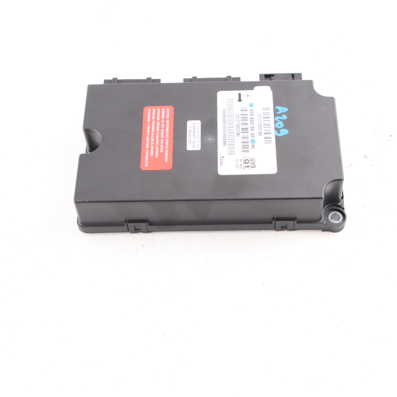 Mercedes W209 Convertible Roof Module Folding Top Control Unit ECU A2098205026