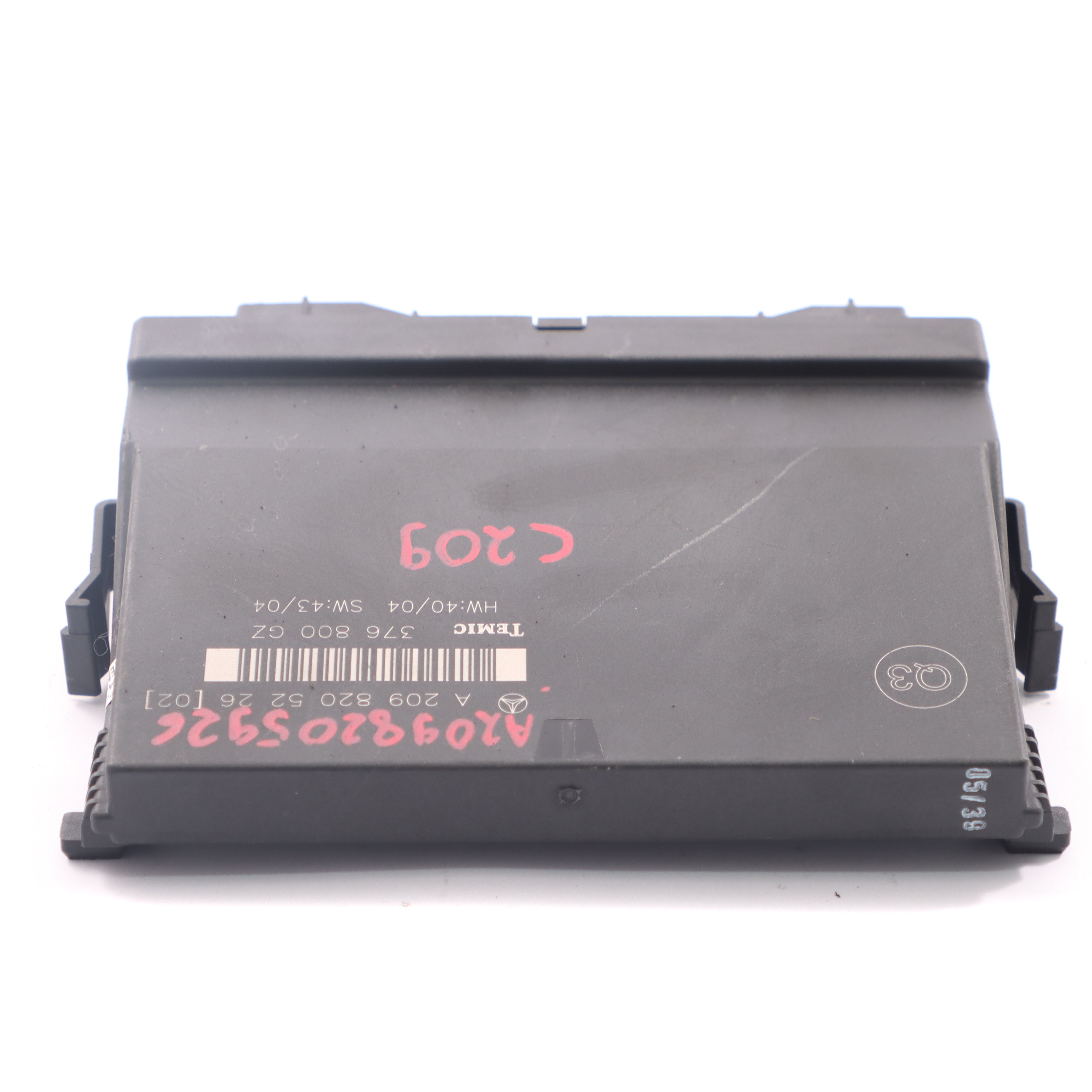 Mercedes CLK C209 Rear Body Control Module Unit BCM ECU A2098205226