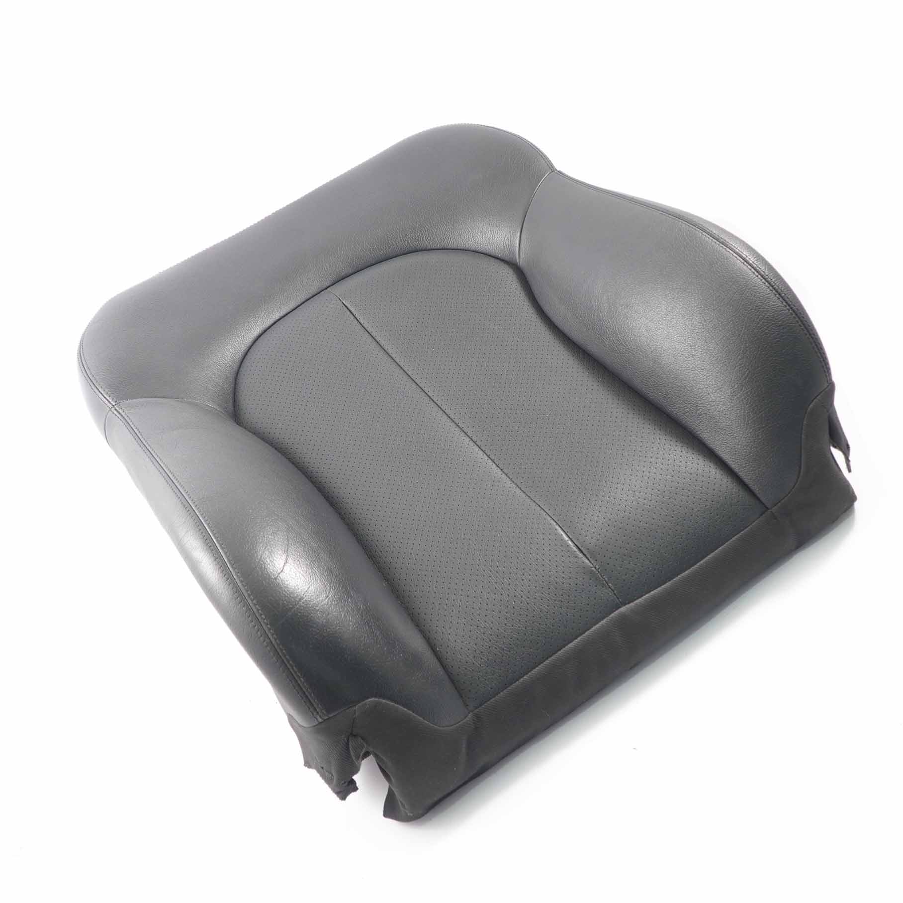 Mercedes C209 Front Seat Cover Heated Backrest Black Leather Right O/S