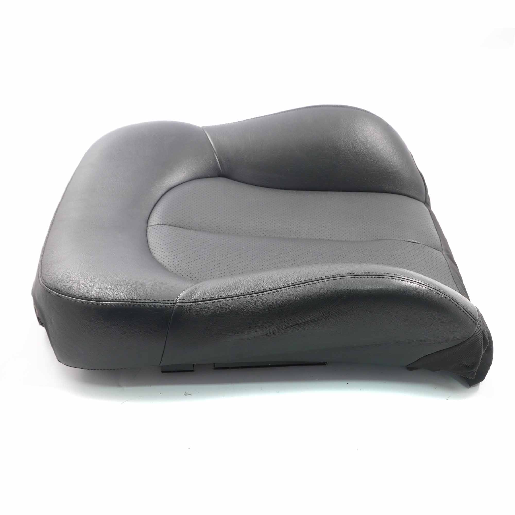 Mercedes C209 Front Seat Cover Heated Backrest Black Leather Right O/S