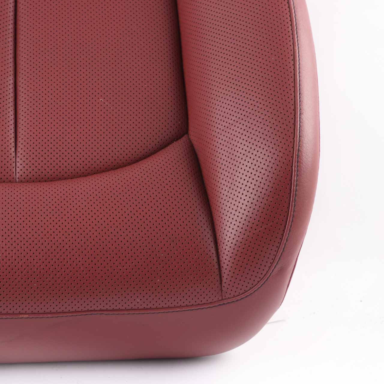 Mercedes A209 Seat Cover Front Left N/S Bench Couch Leather Amaretta Red