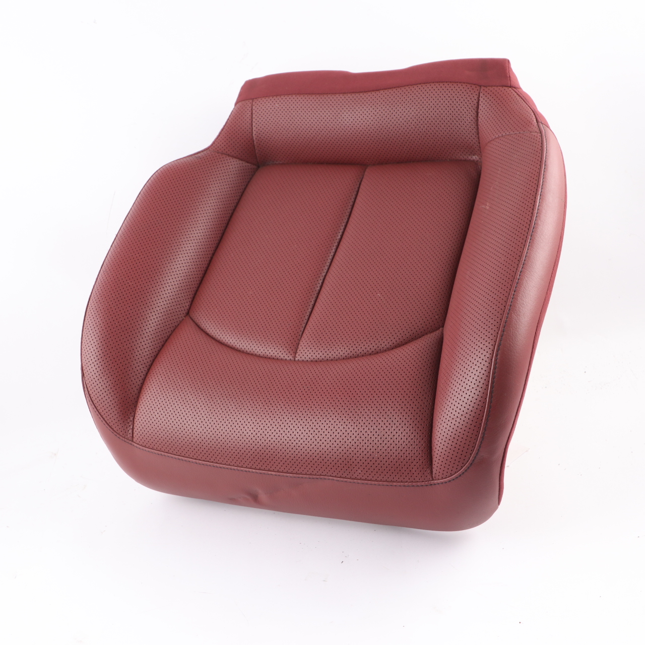 Mercedes A209 Seat Cover Front Left N/S Bench Couch Leather Amaretta Red