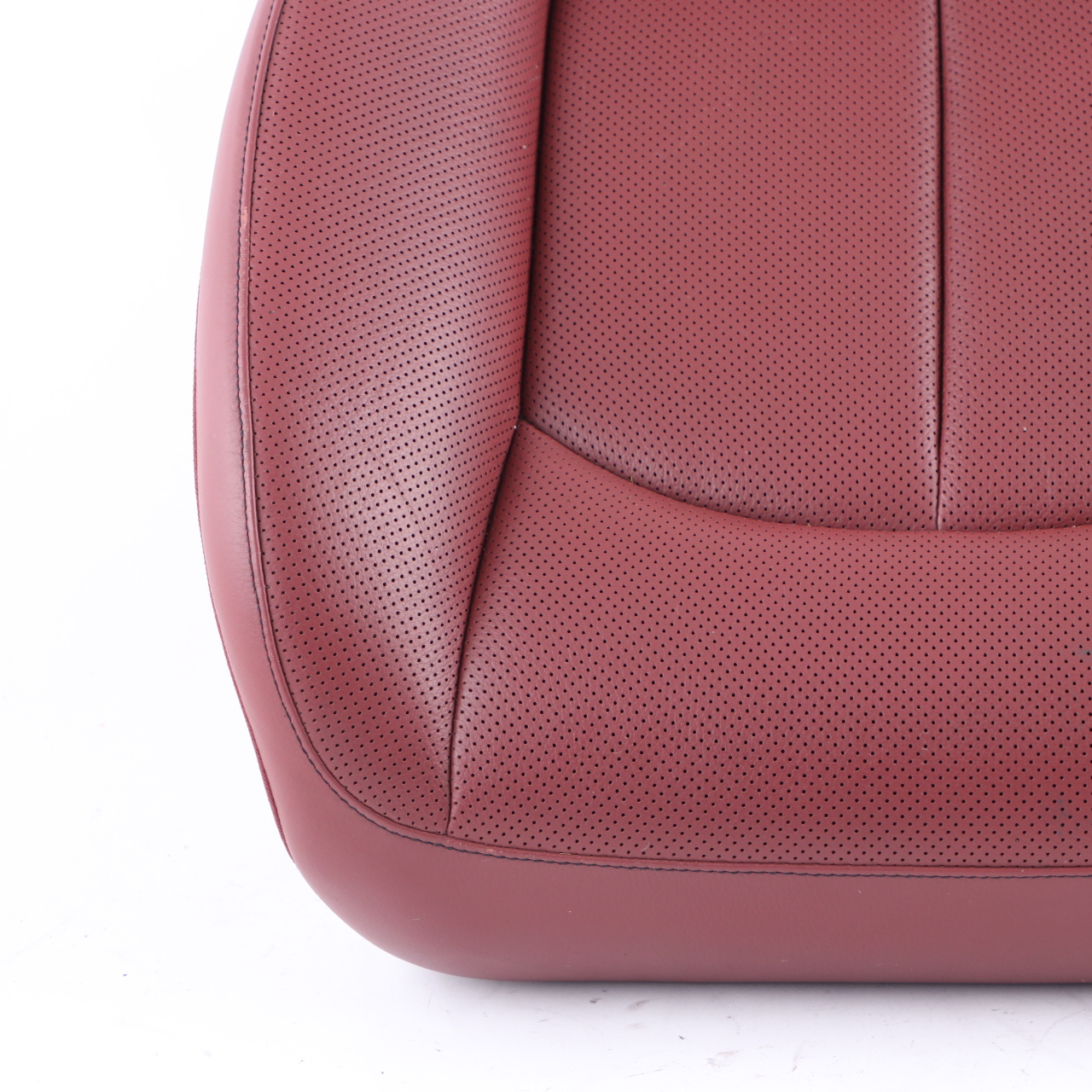 Mercedes A209 Front Seat Cover Left Right N/O/S Cloth Fabric Red Leather