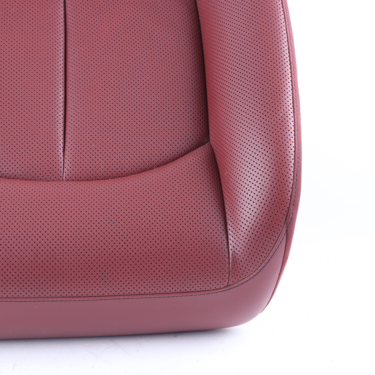 Mercedes A209 Front Seat Cover Left Right N/O/S Cloth Fabric Red Leather