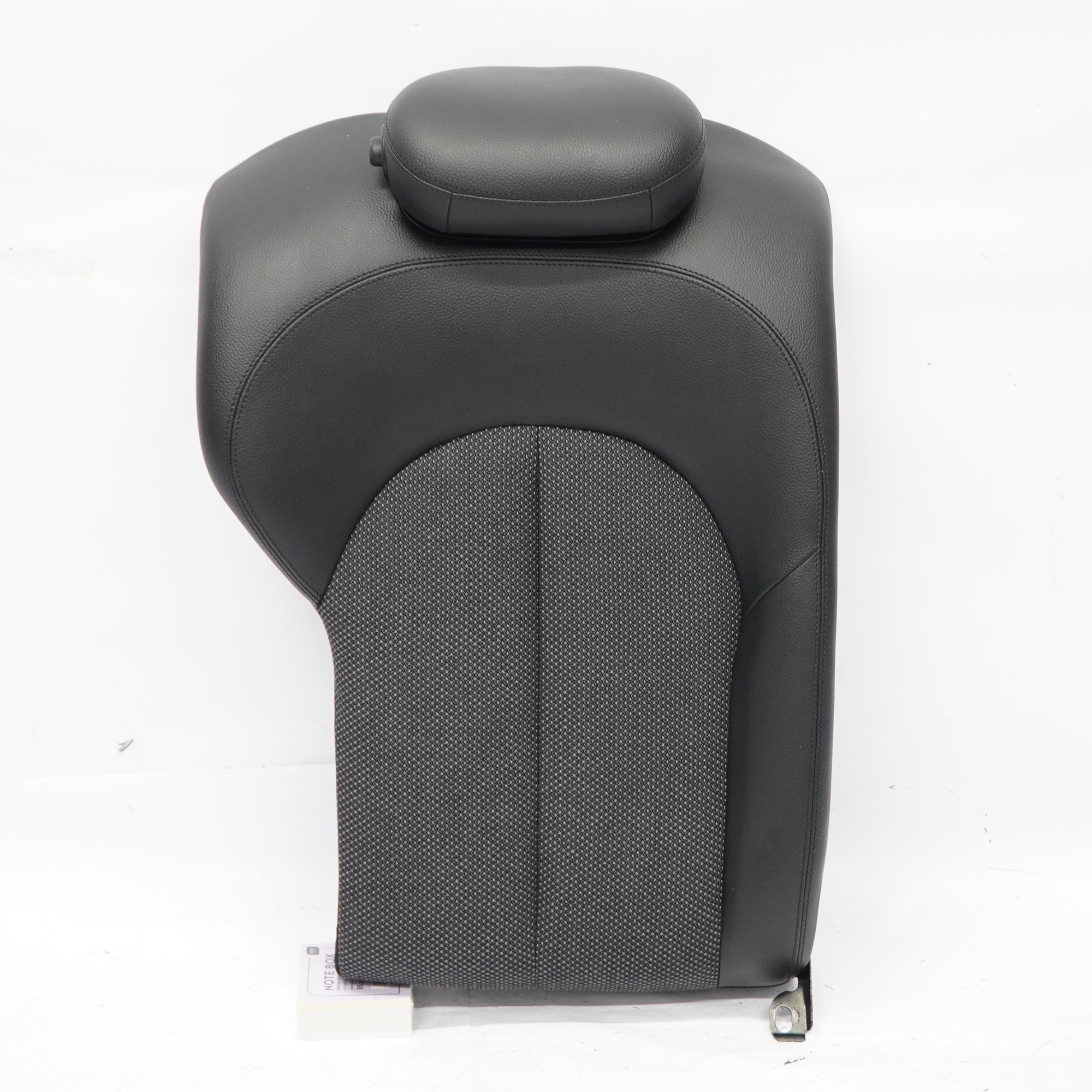 Mercedes C209 Seat Backrest Rear Right O/S Back Cover Cloth Leather Black