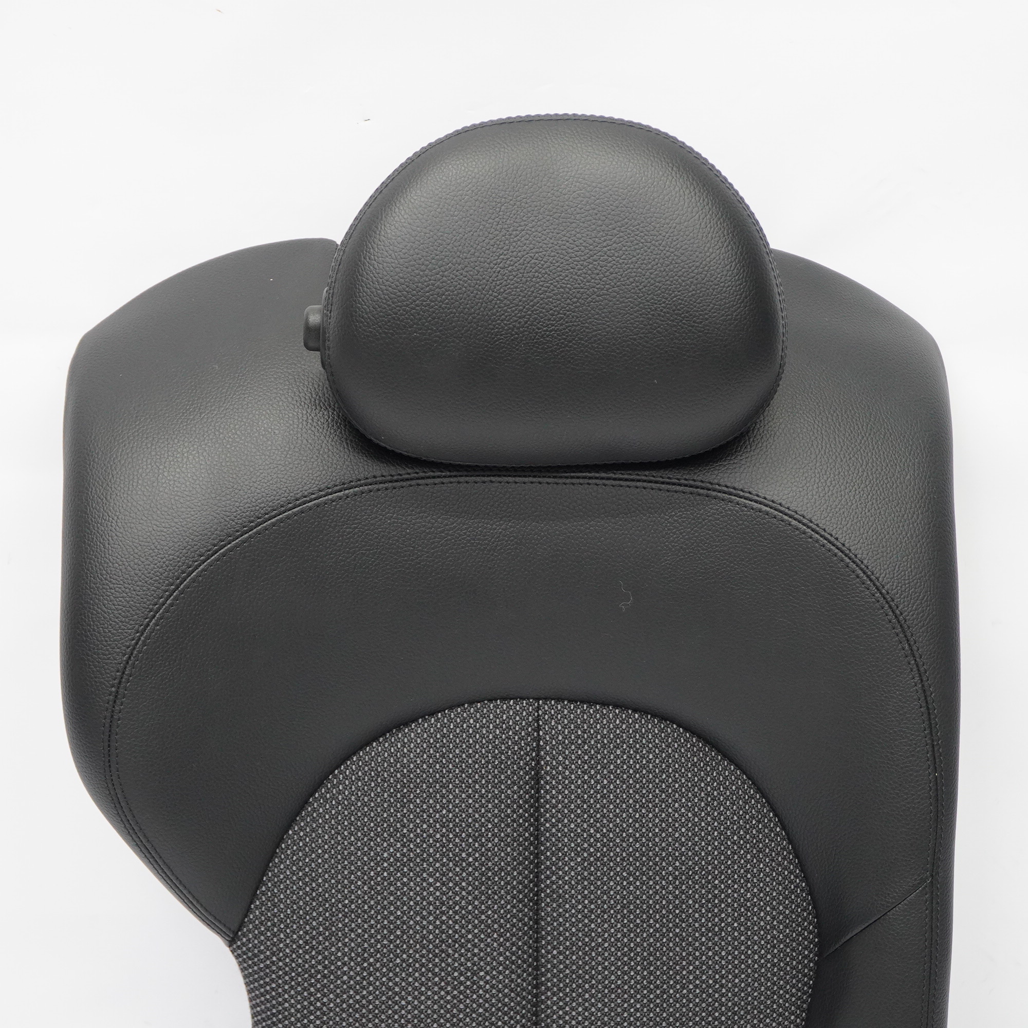 Mercedes C209 Seat Backrest Rear Right O/S Back Cover Cloth Leather Black