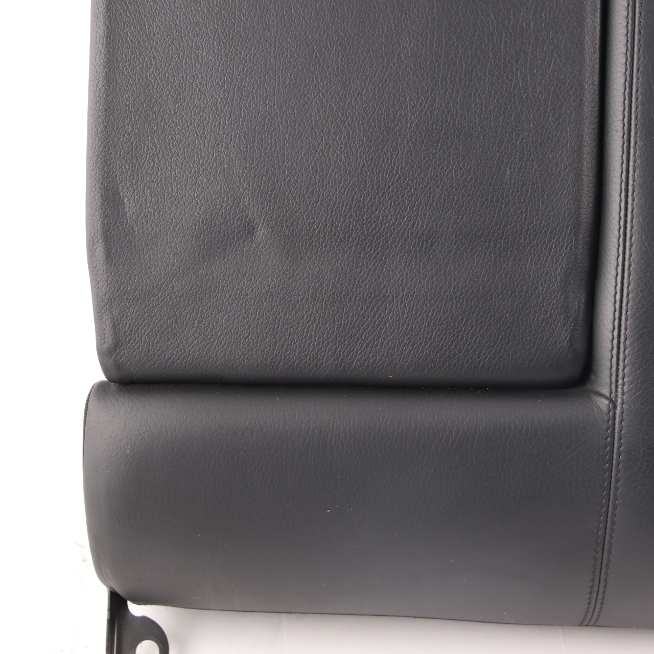 Mercedes C209 Seat Backrest Rear Left N/S Back Cover Leather Nappa Black