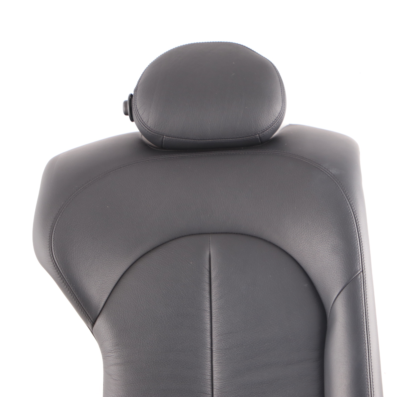 Mercedes C209 Seat Backrest Rear Right O/S Back Cover Leather Nappa Black