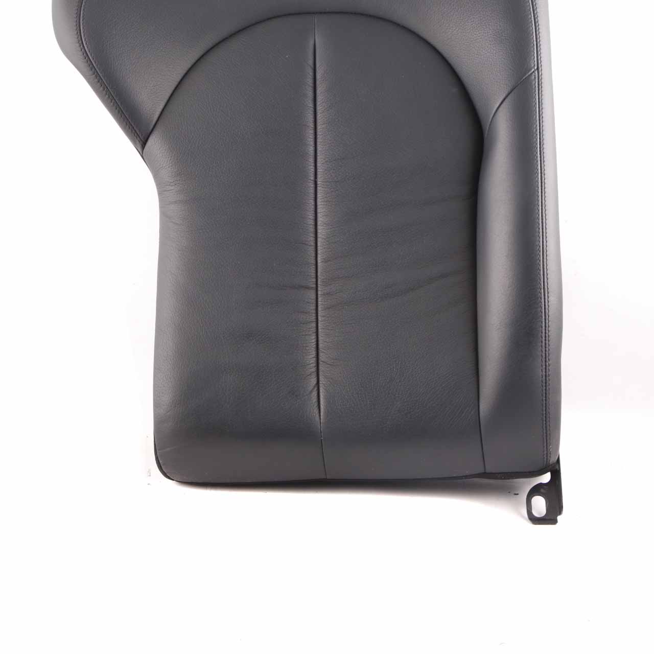 Mercedes C209 Seat Backrest Rear Right O/S Back Cover Leather Nappa Black