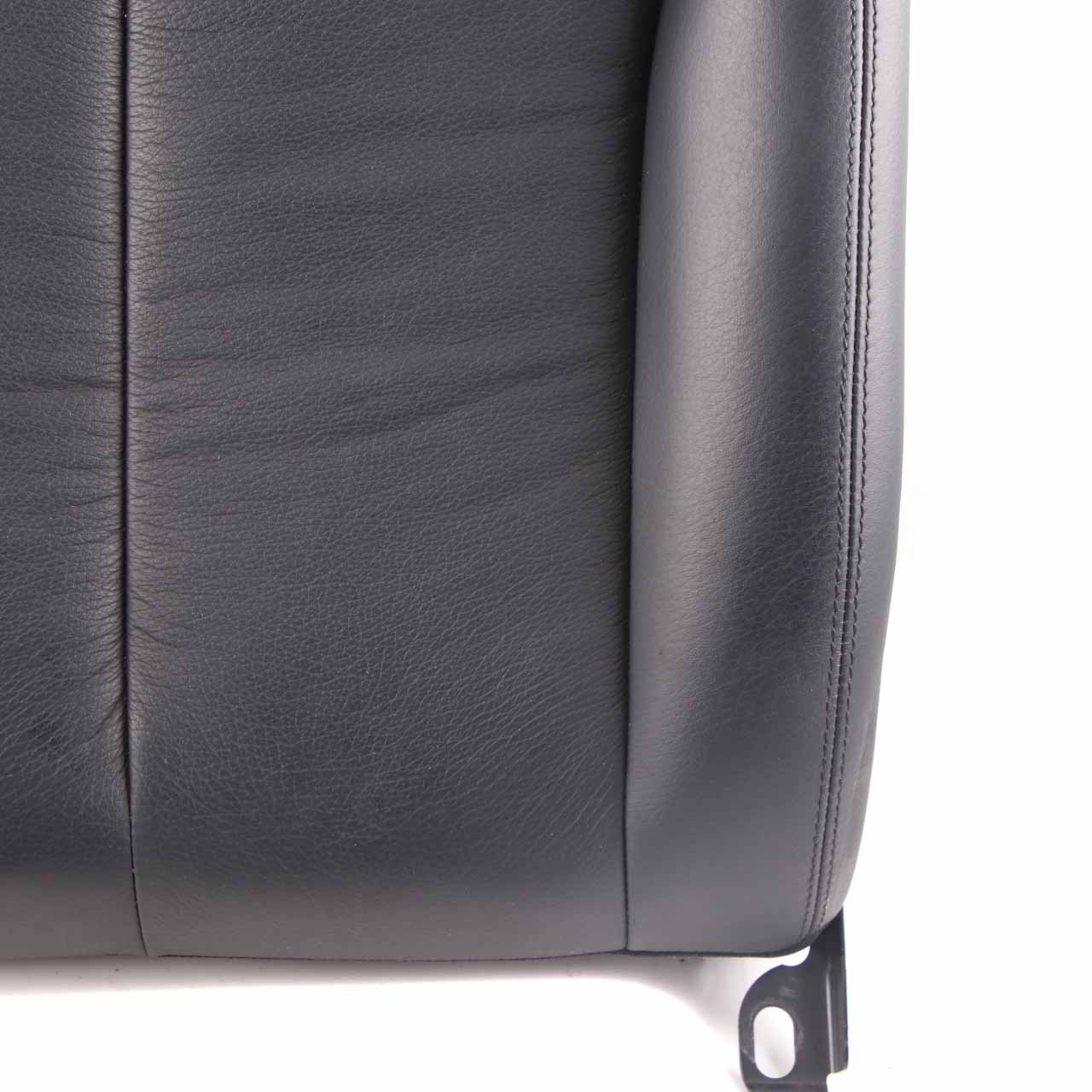 Mercedes C209 Seat Backrest Rear Right O/S Back Cover Leather Nappa Black