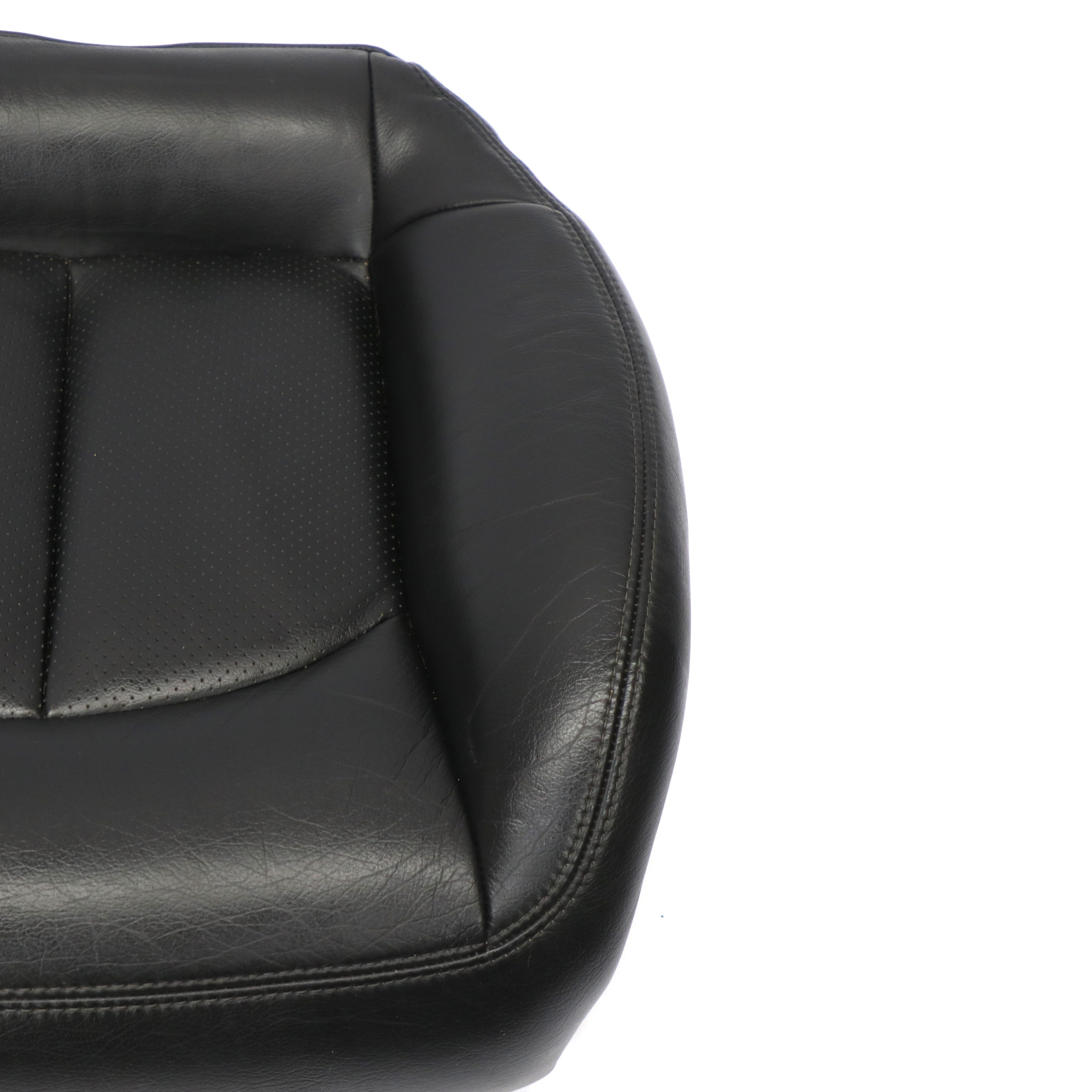 Mercedes A209 Rear Seat Cover Left N/S Cushion Cover Interior Leather Black