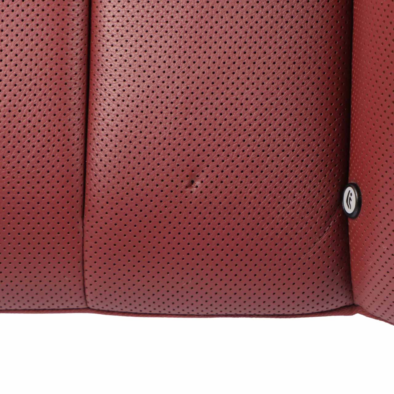 Mercedes A209 Cabrio Rear Seat Backrest Back Rest Heated Red Leather Nappa