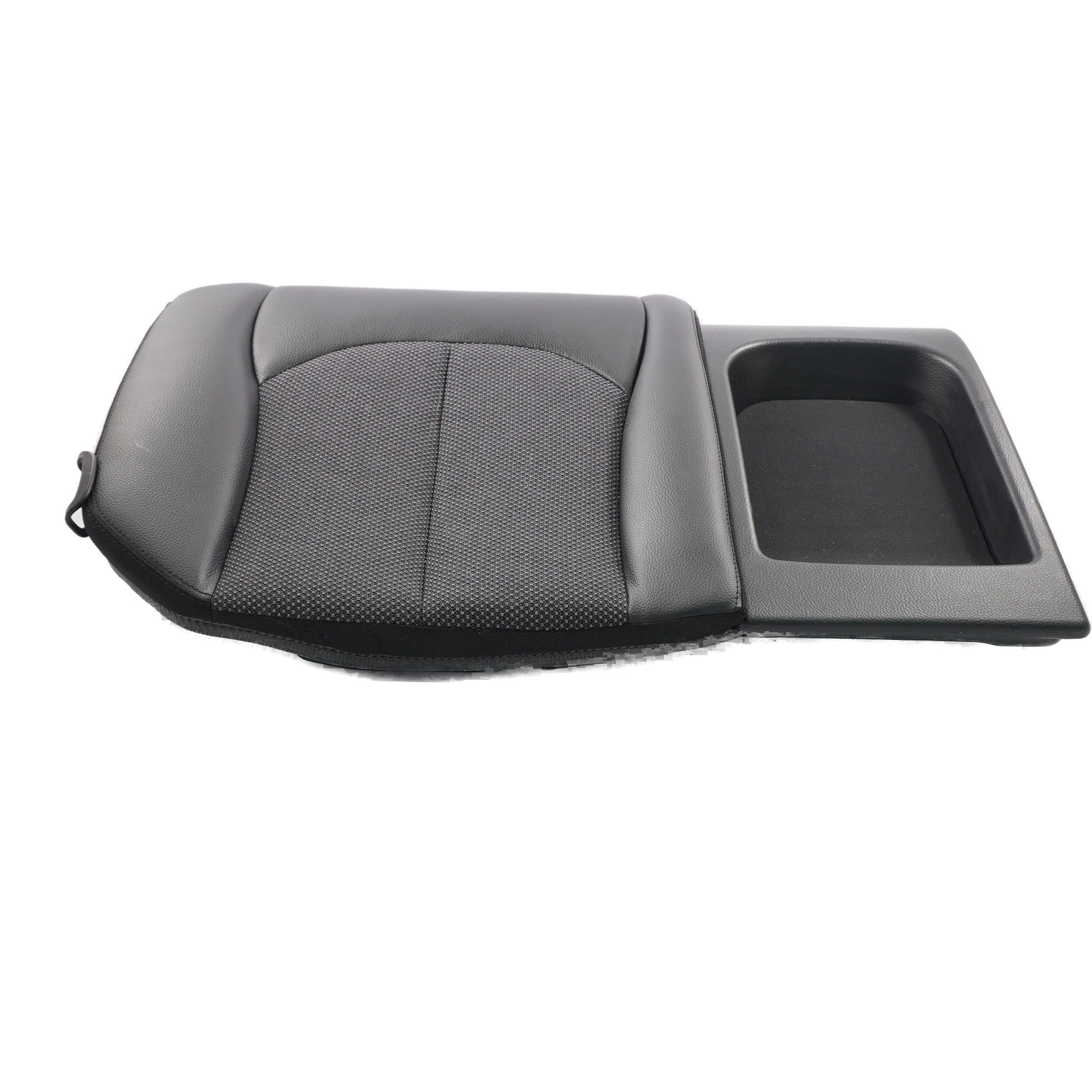 Mercedes C209 Seat Cover Rear Left N/S Seat Cushion Black Cloth Leather