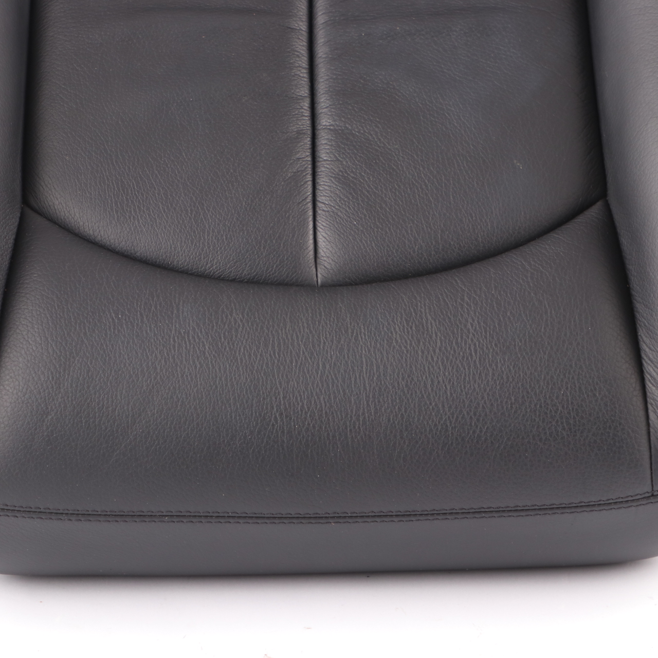 Mercedes A209 Seat Cover Rear Left N/S Cushion Covering Black Leather Nappa