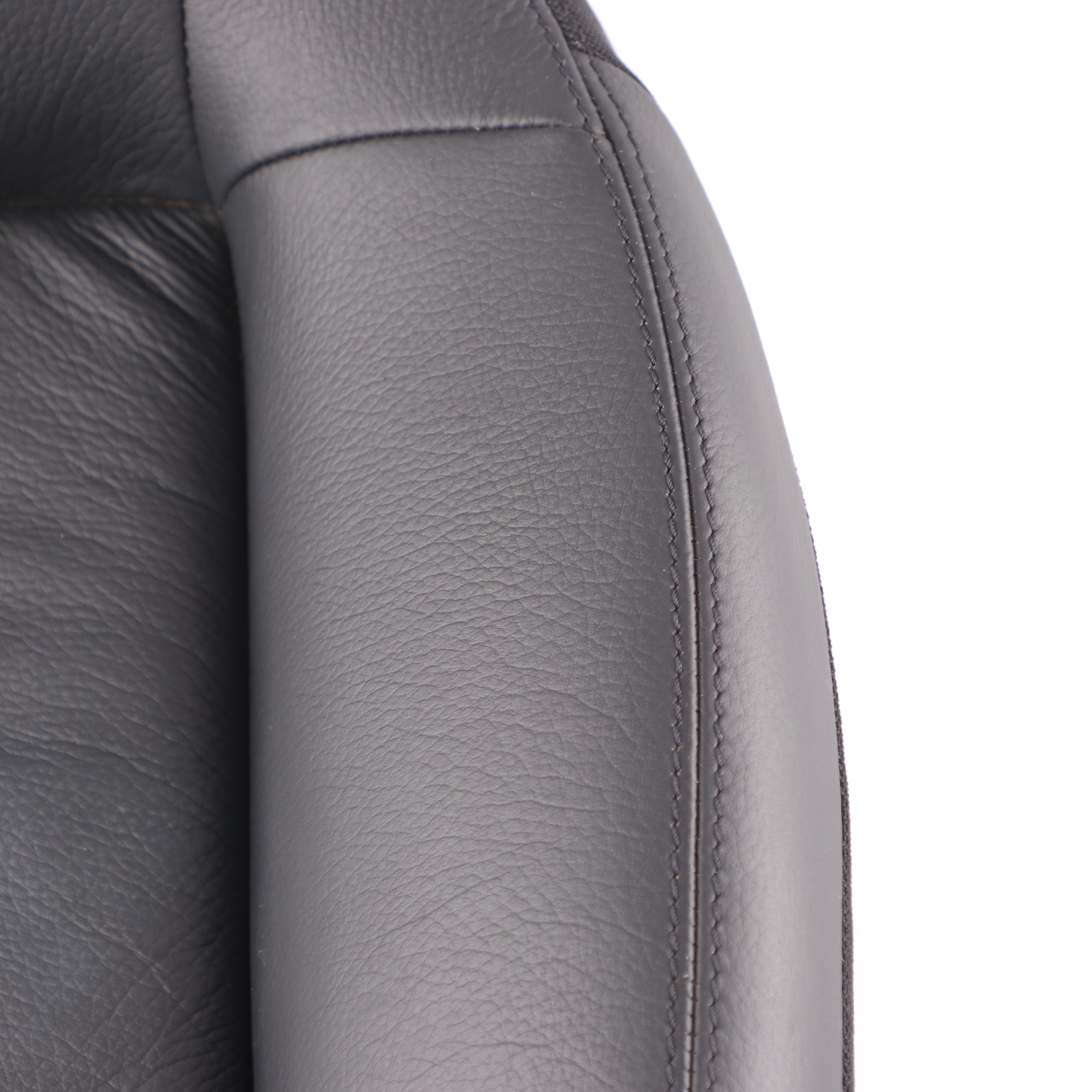 Mercedes A209 Seat Cover Rear Left N/S Cushion Covering Black Leather Nappa