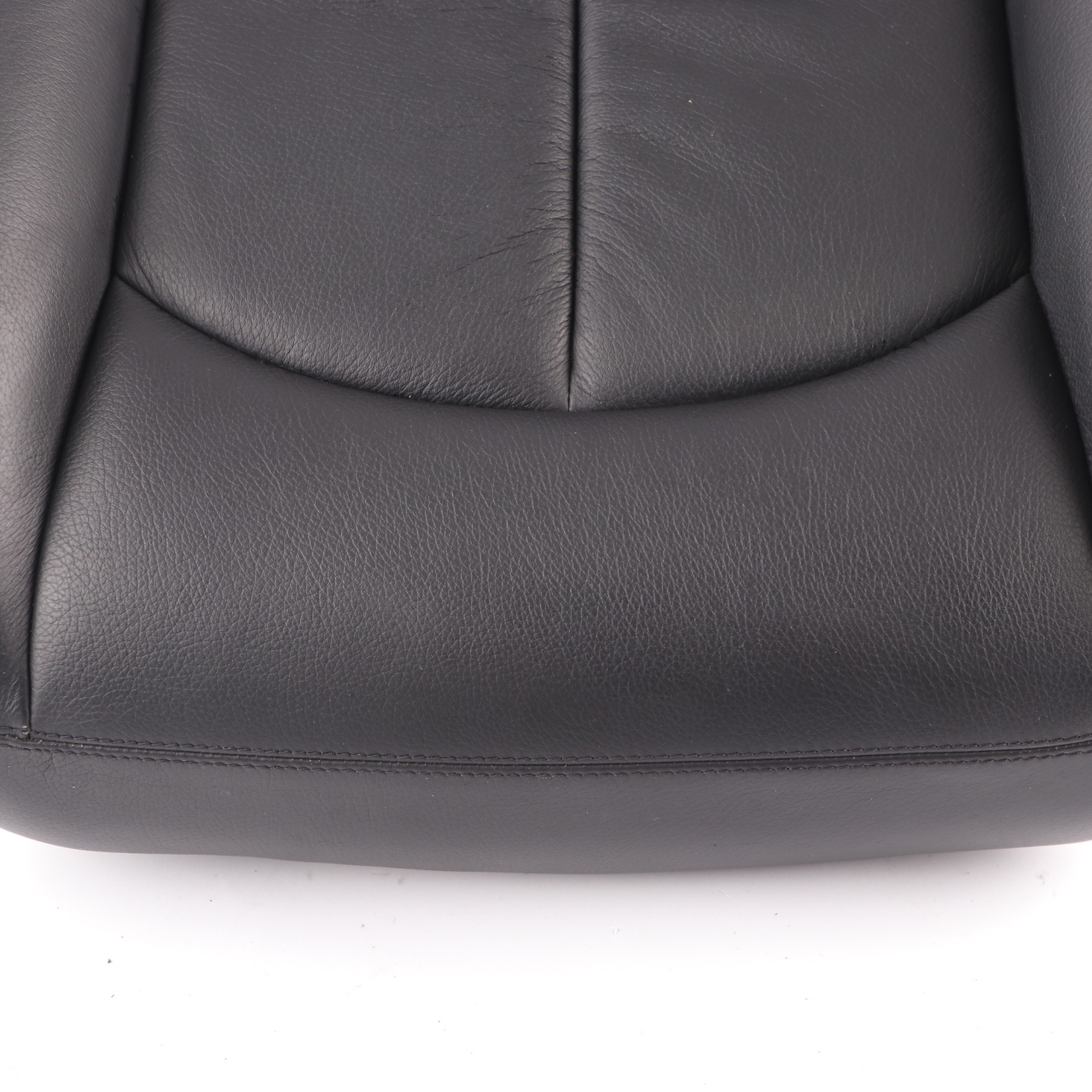 Mercedes A209 Seat Cover Rear Right O/S Cushion Covering Black Leather Nappa