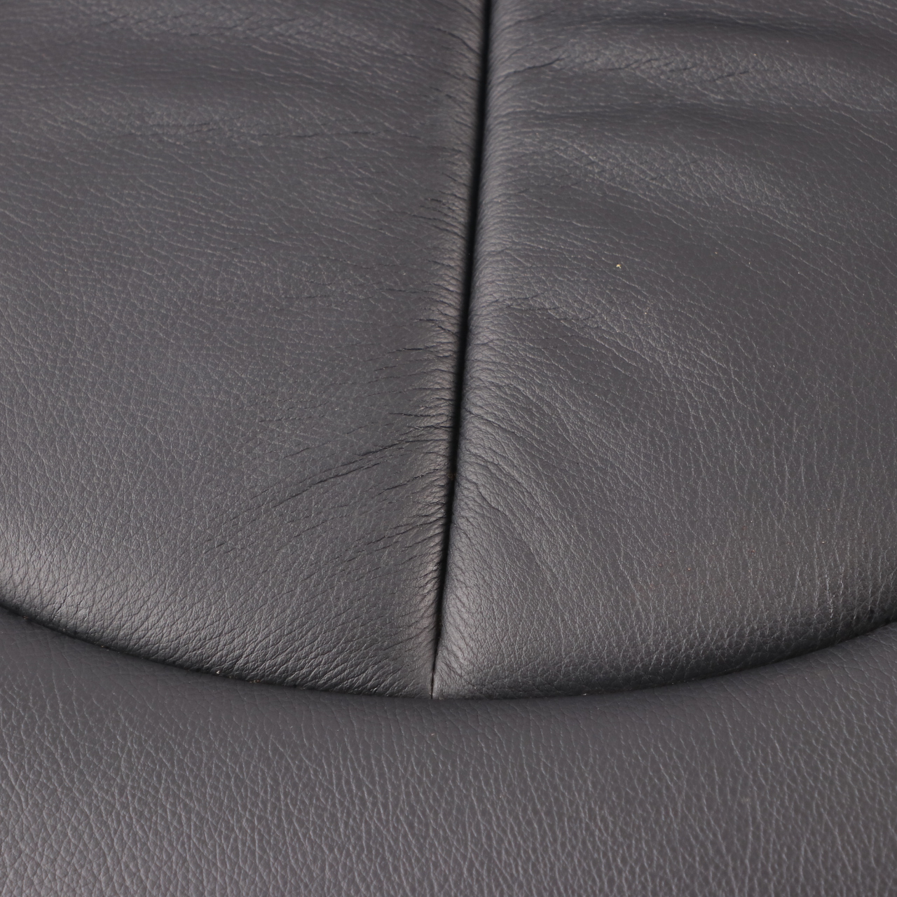 Mercedes A209 Seat Cover Rear Right O/S Cushion Covering Black Leather Nappa