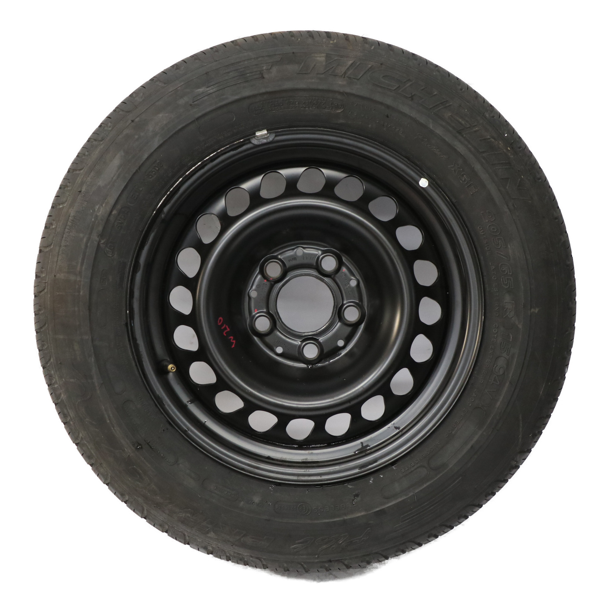 Mercedes W210 Spare Wheel Steel 16" 7J Tyre 205/65 ET:37 A2104000702