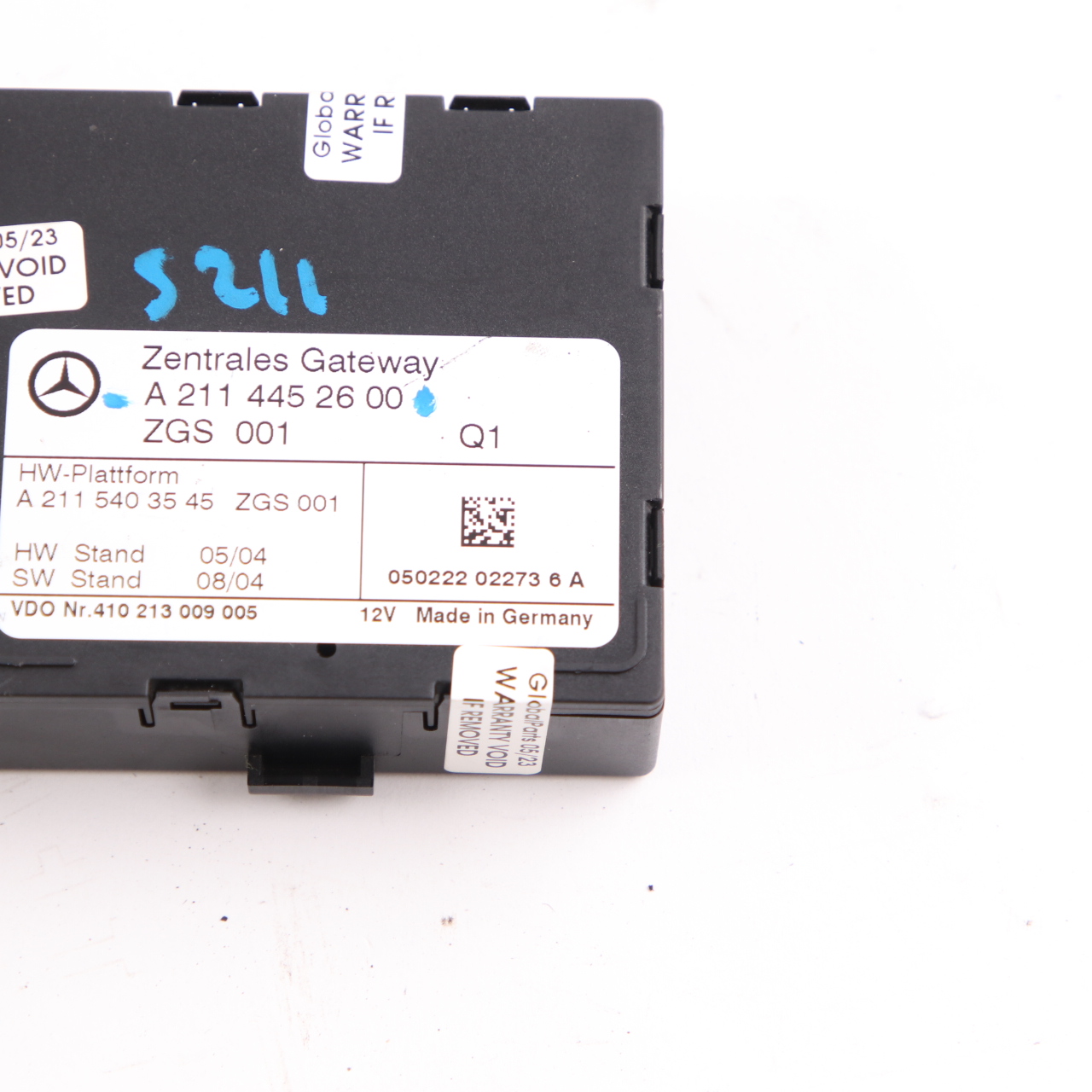 Mercedes W211 Central Gateway Control Unit Module ECU A2114452600