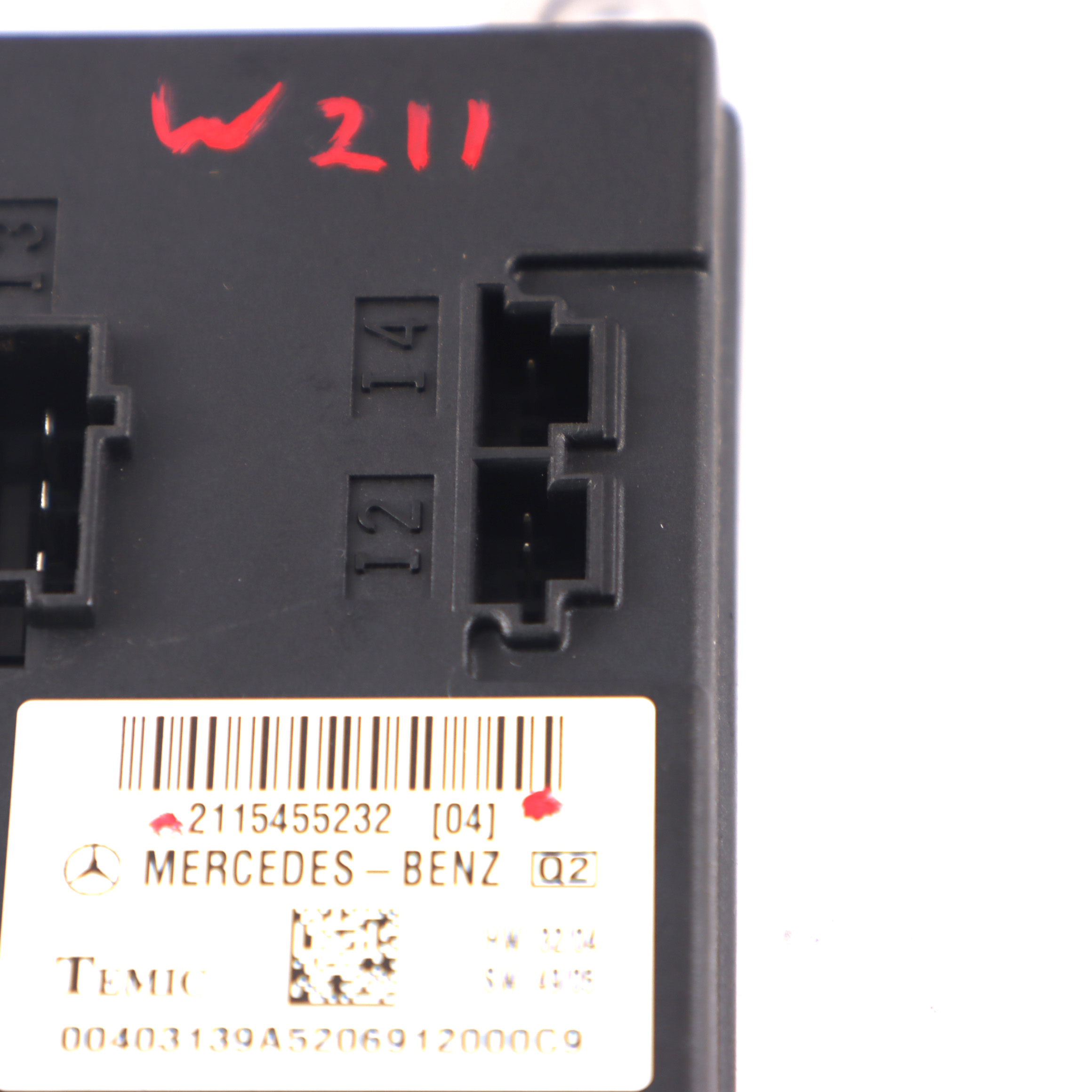 Mercedes W211 Front Fuse Box SAM SRB Module Relay Control Unit A2115455232