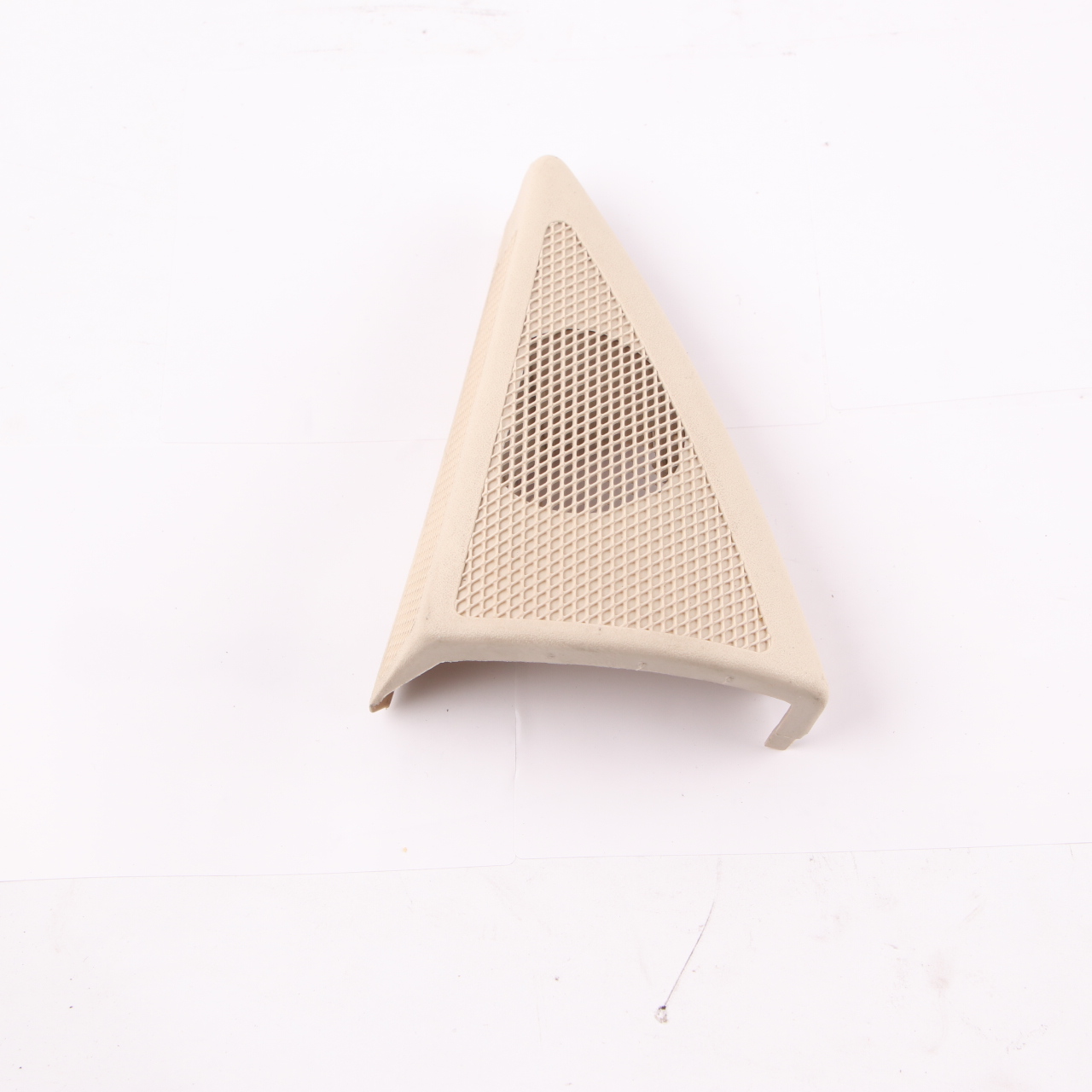 Mercedes W211 Tweeter Cover Front Left N/S Triangle Trim Beige A2117250194