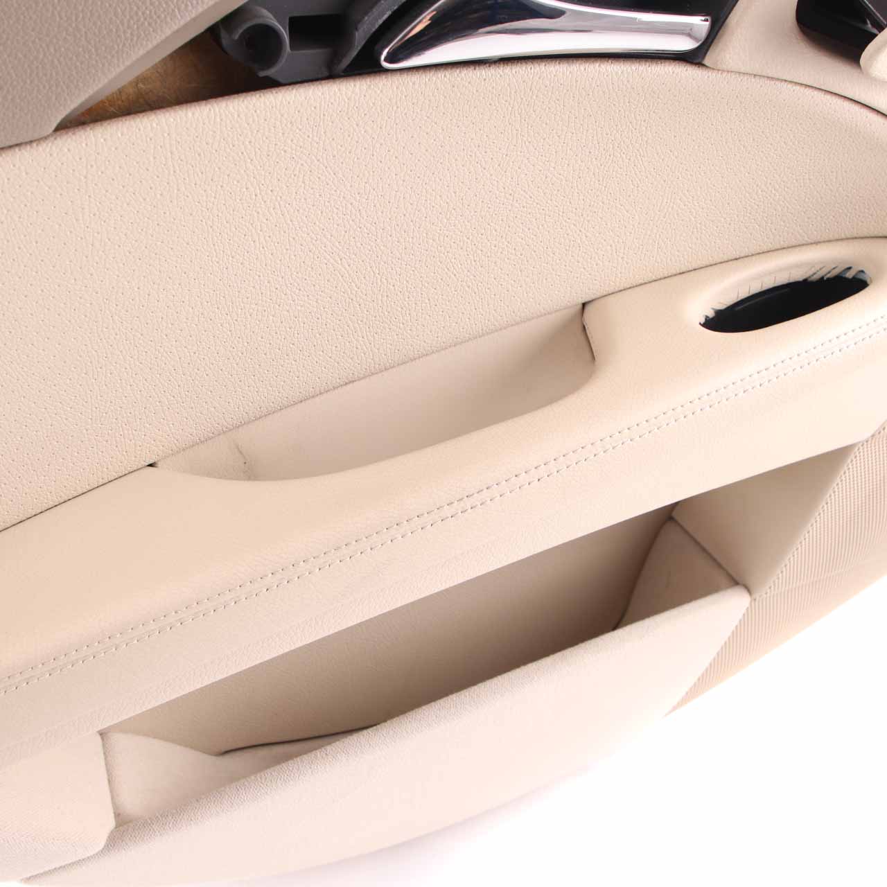 Mercedes W211 Door Card Rear Left N/S Door Trim Panel Cloth Fabric Beige