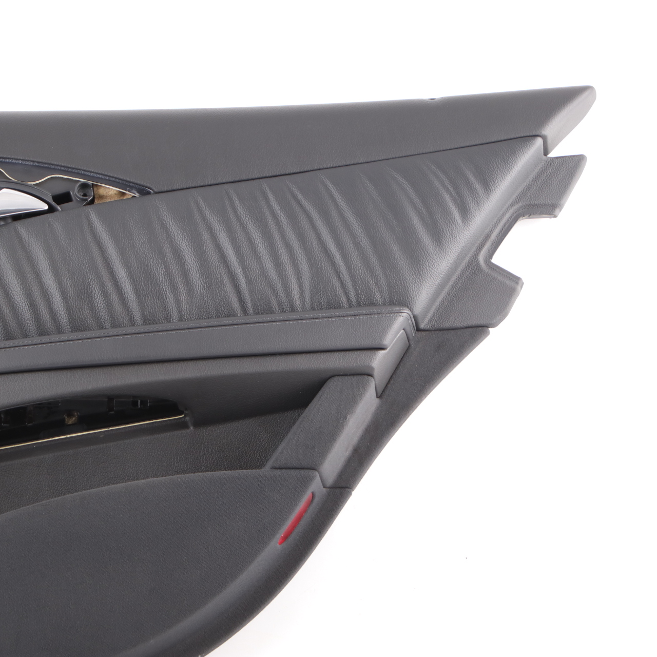 Mercedes W211 Door Card Rear Right O/S Door Trim Panel Black Leather Elegance