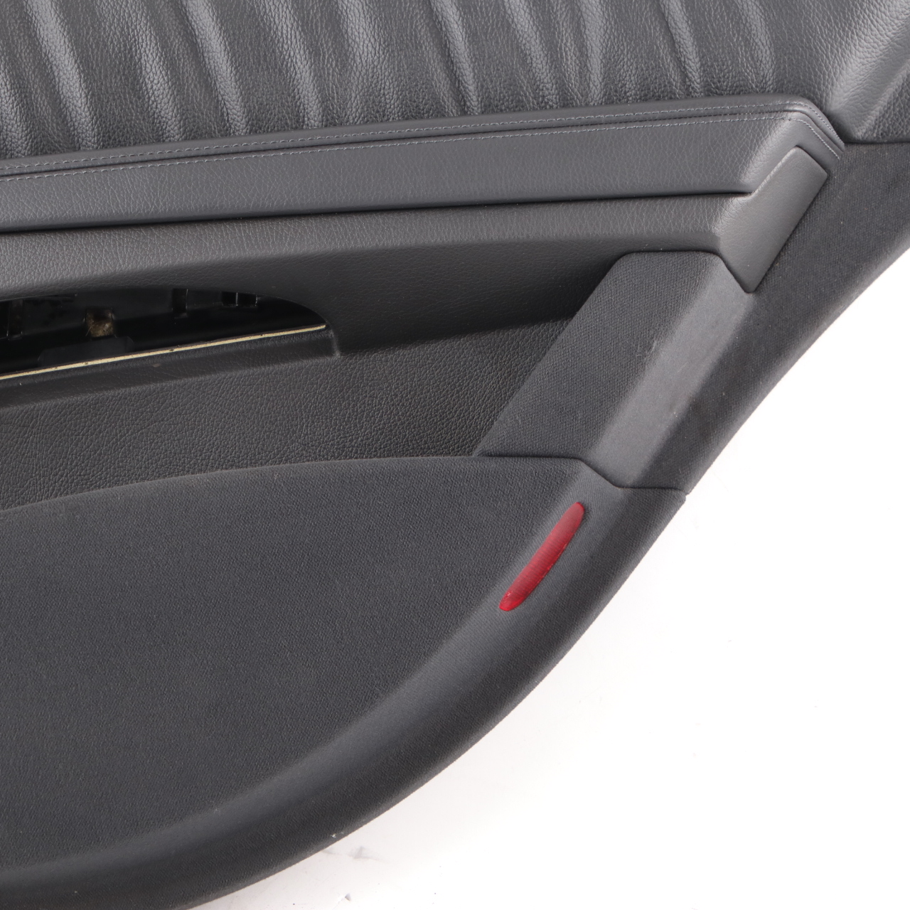 Mercedes W211 Door Card Rear Right O/S Door Trim Panel Black Leather Elegance