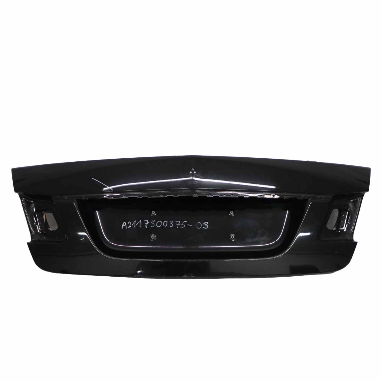 Mercedes W211 Boot Trunk Lid Tailgate Saloon Obsidian Black Metallic - 197