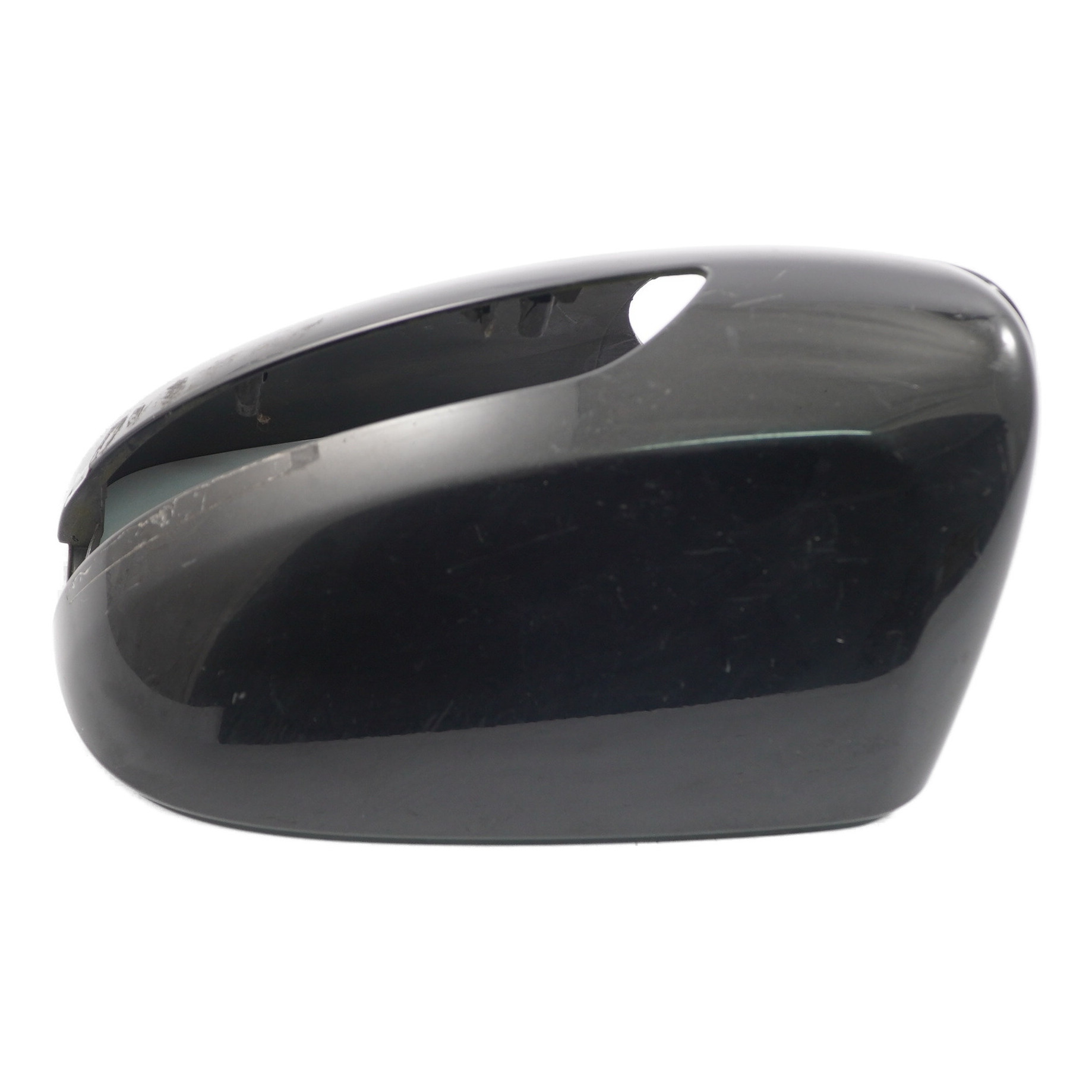 Mercedes W211 Wing Mirror Cap Cover Door Left N/S Housing Obsidian Black - 197