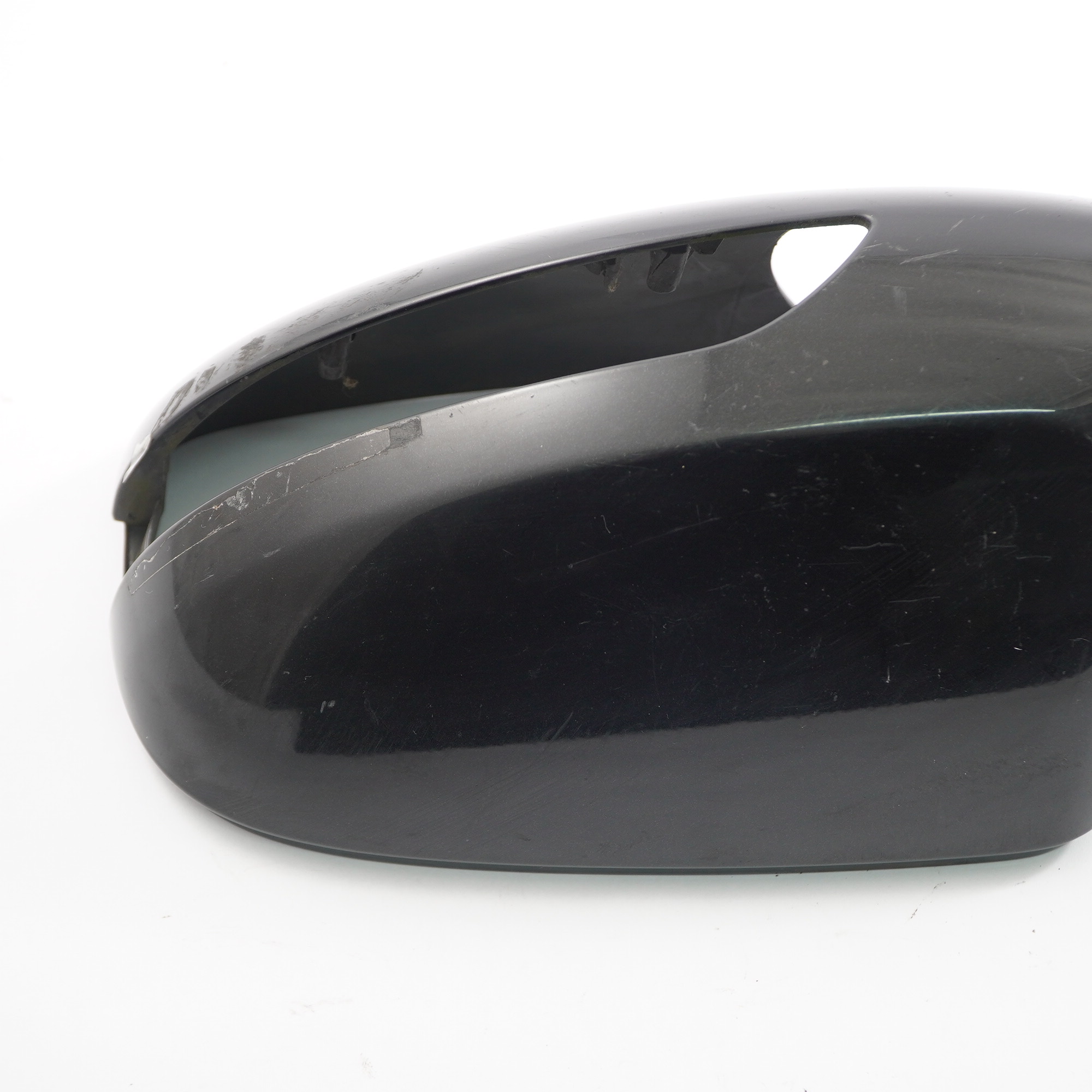 Mercedes W211 Wing Mirror Cap Cover Door Left N/S Housing Obsidian Black - 197