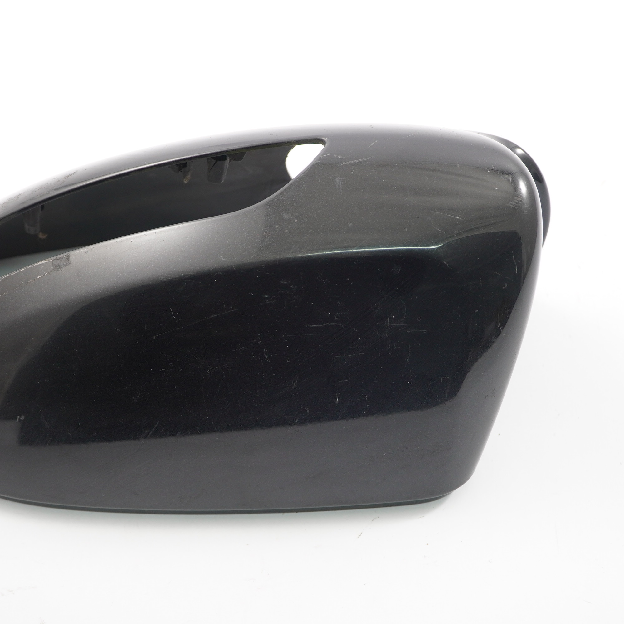 Mercedes W211 Wing Mirror Cap Cover Door Left N/S Housing Obsidian Black - 197