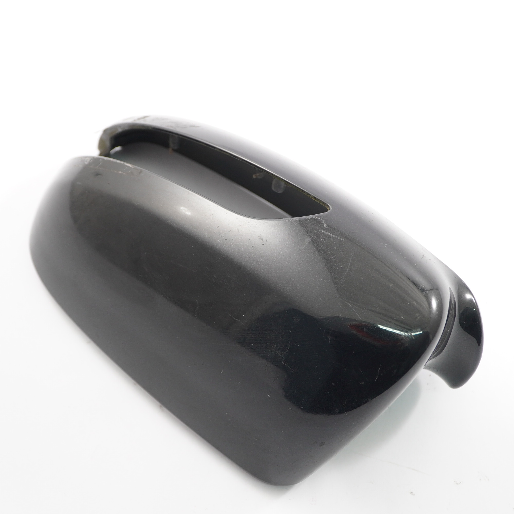 Mercedes W211 Wing Mirror Cap Cover Door Left N/S Housing Obsidian Black - 197