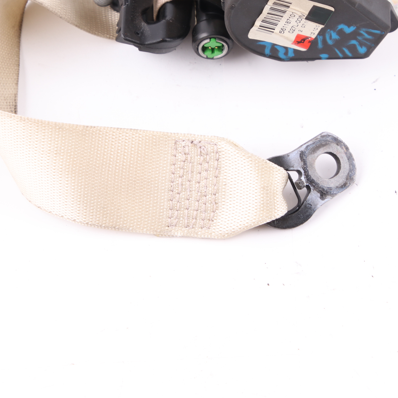 Mercedes W211 Saloon Seat Belt Rear Left N/S Safety Belt Beige A2118600385