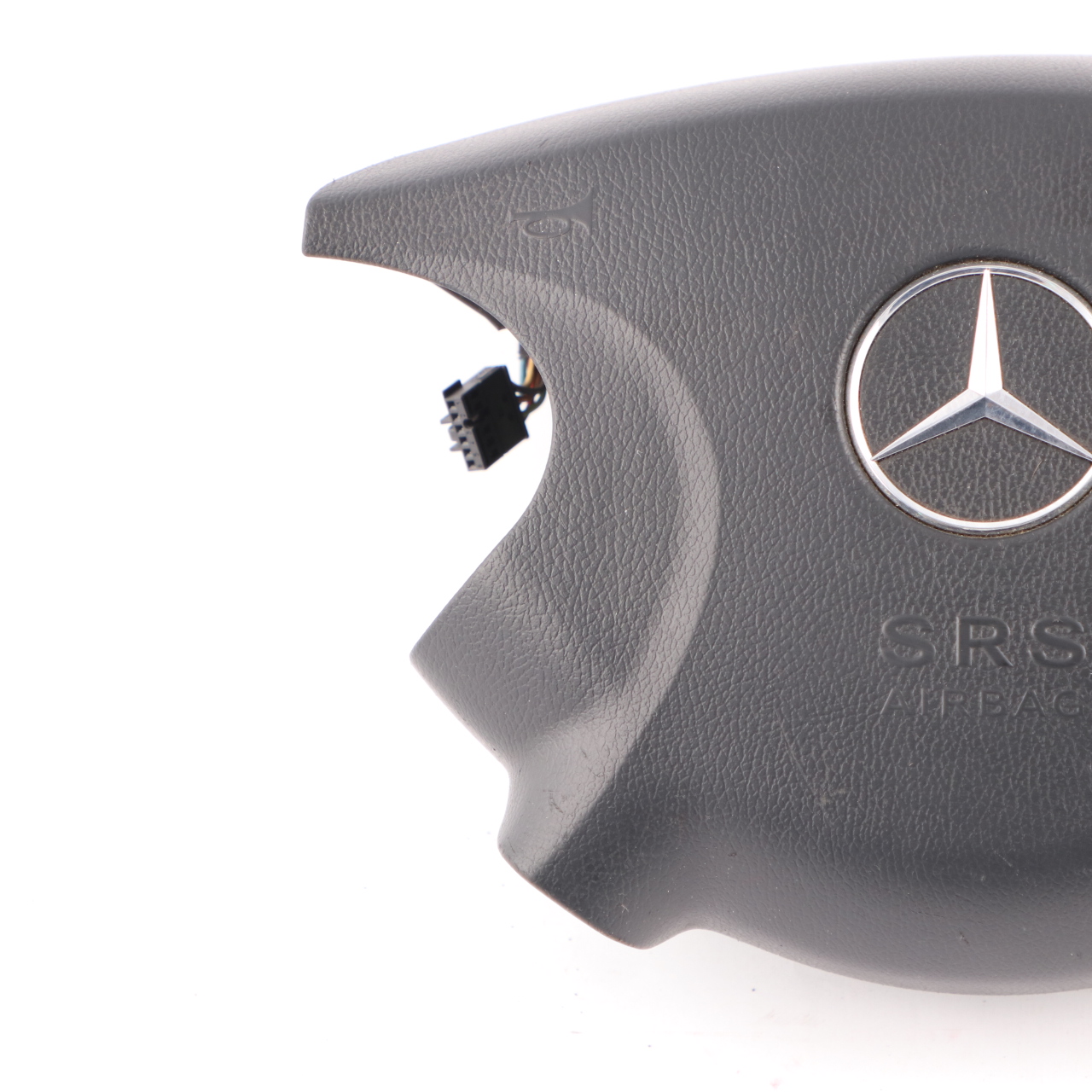 Mercedes W211 Steering Wheel Air Module Driver's Side Black A2118601202