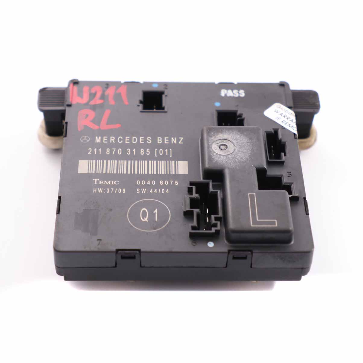 Mercedes W211 Door Module Rear Left N/S Control Unit ECU A2118703185