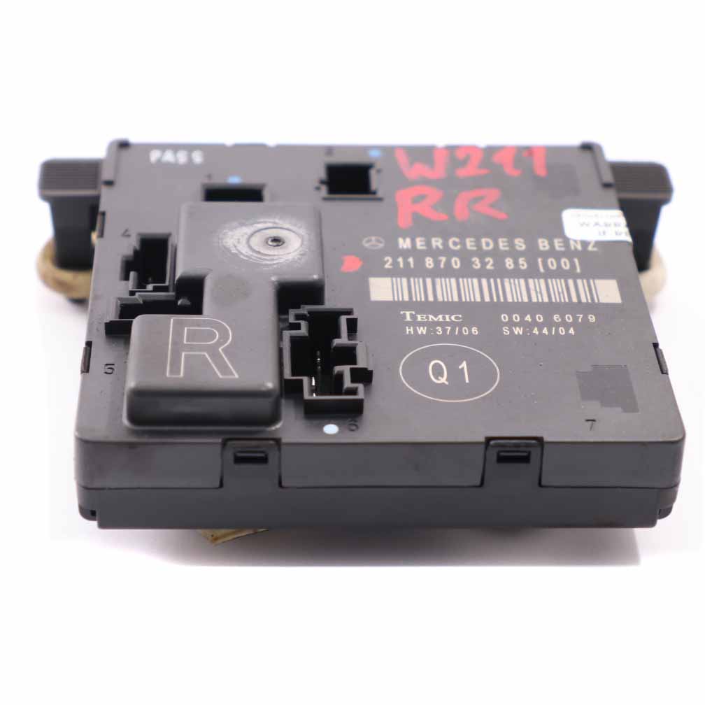 Mercedes W211 Door Module Rear Right O/S Control Unit ECU A2118703285