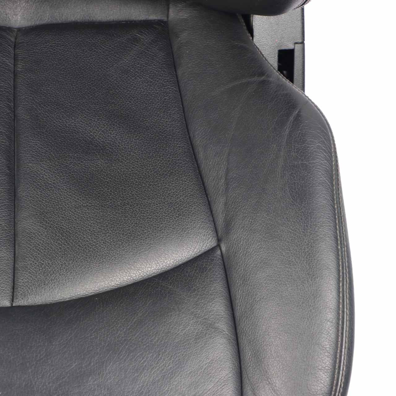 Front Seat Mercedes W211 Left N/S Leather Nappa Black Semi-Aniline