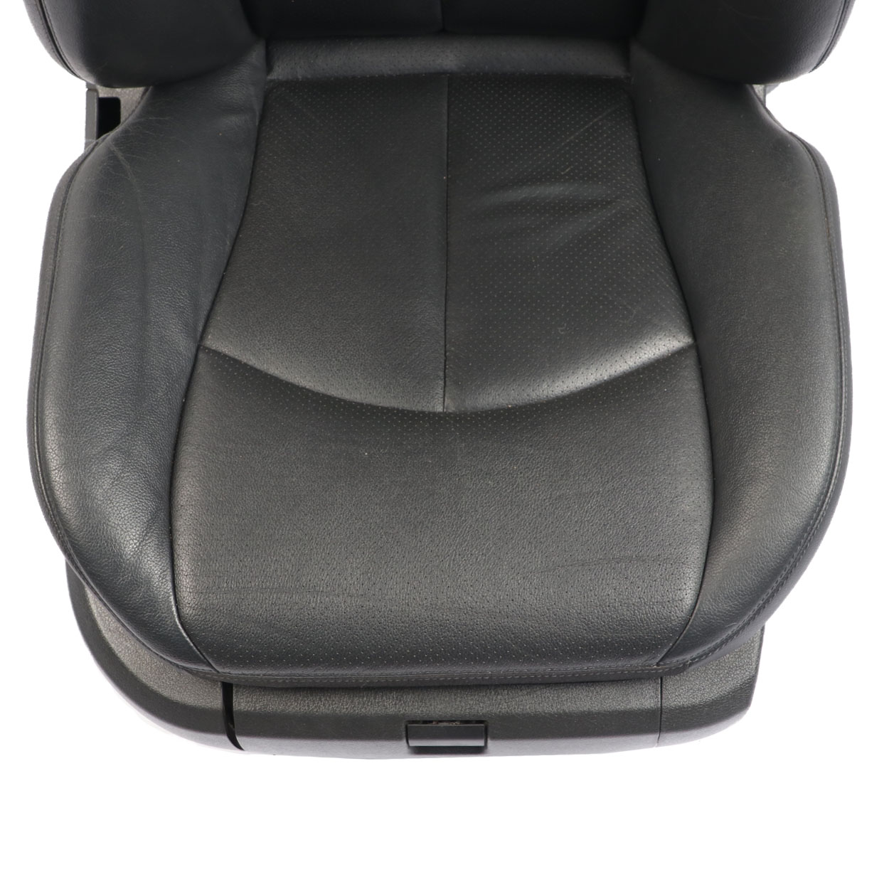 Mercedes W211 Front Seat Right O/S Heated Leather Nappa Black Semi-Aniline