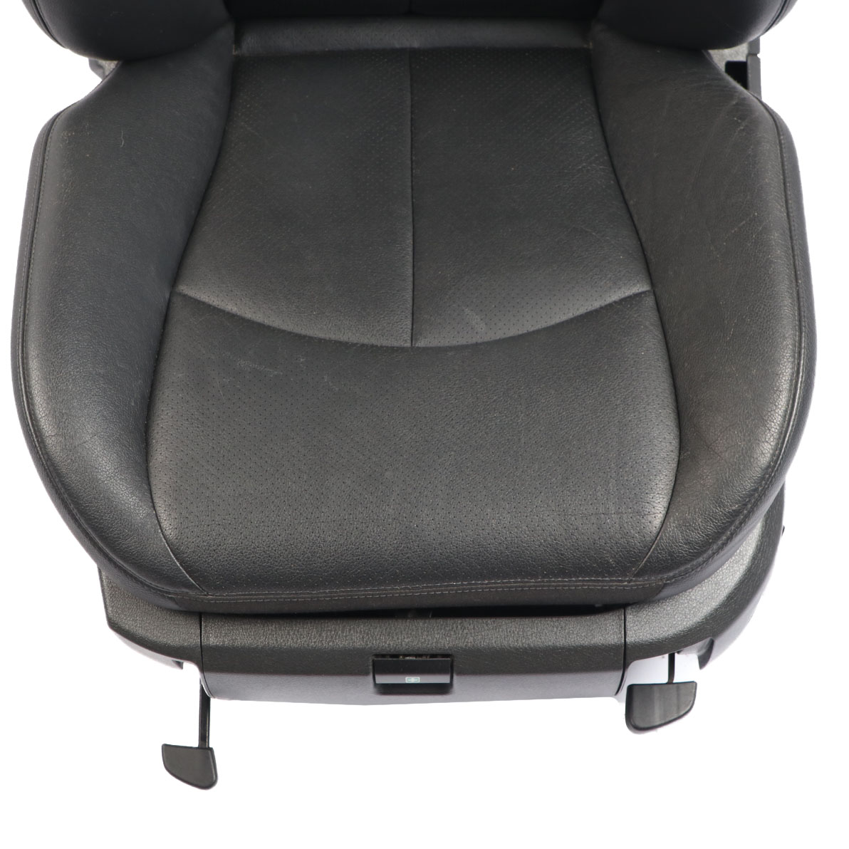 Mercedes W211 Front Seat Left N/S Heated Leather Nappa Black Semi-Aniline