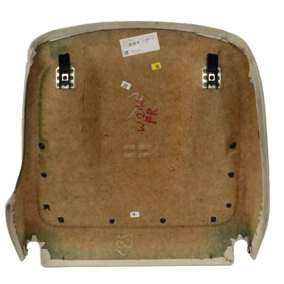 Mercedes W211 Seat Back Panel Front Backrest Rear Cover Trim Beige A2119104615